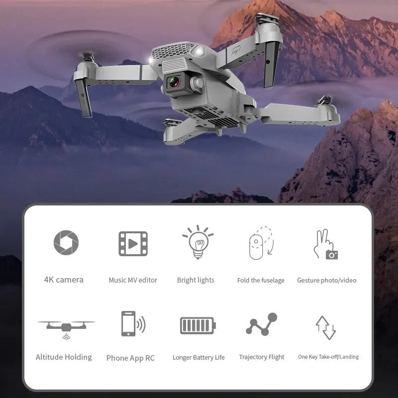 E88 Pro 4K Dual Cam Drone