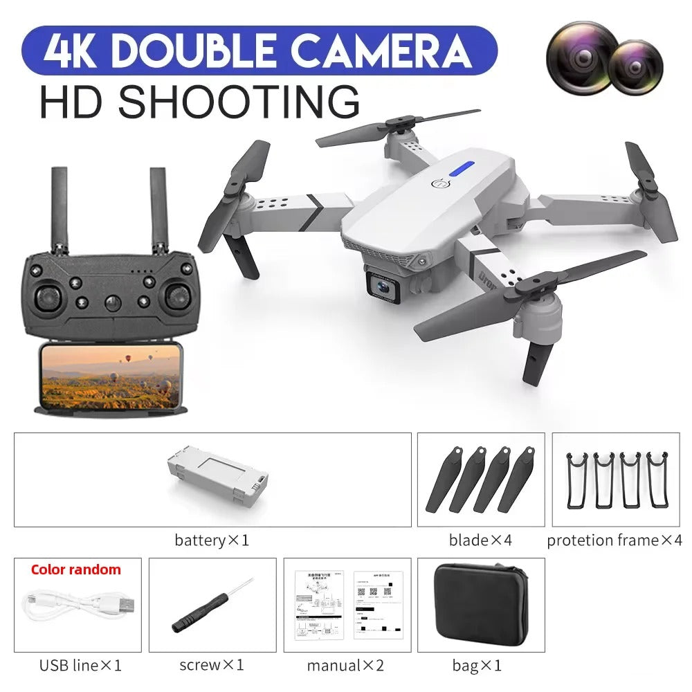 E88 Pro 4K Dual Cam Drone